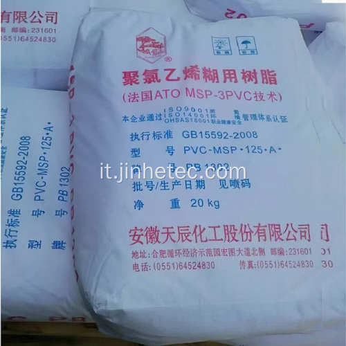 Anhui Tianchen PVC Polsina di cloruro di cloruro Resina PB1302